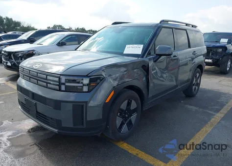 2024 Hyundai Santa Fe Hybrid Sel z USA, uszkodzony, nr VIN 5NMP24G17RH001352